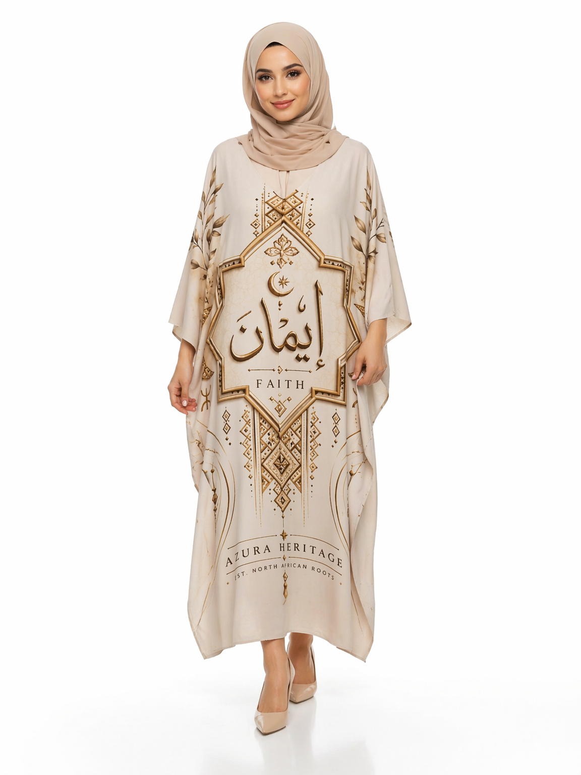 Iman Maxi Abaya – Amazigh Heritage