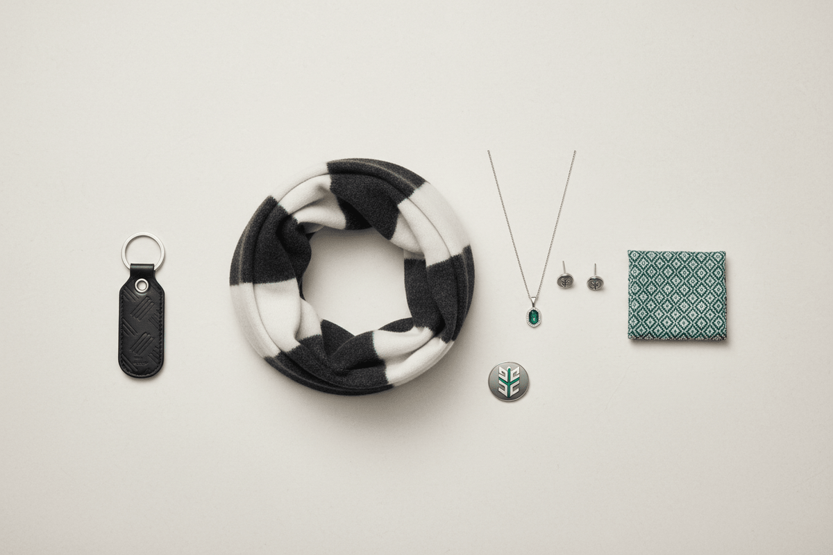 Accessories & Fan Gear - Minimalist Flat Lay