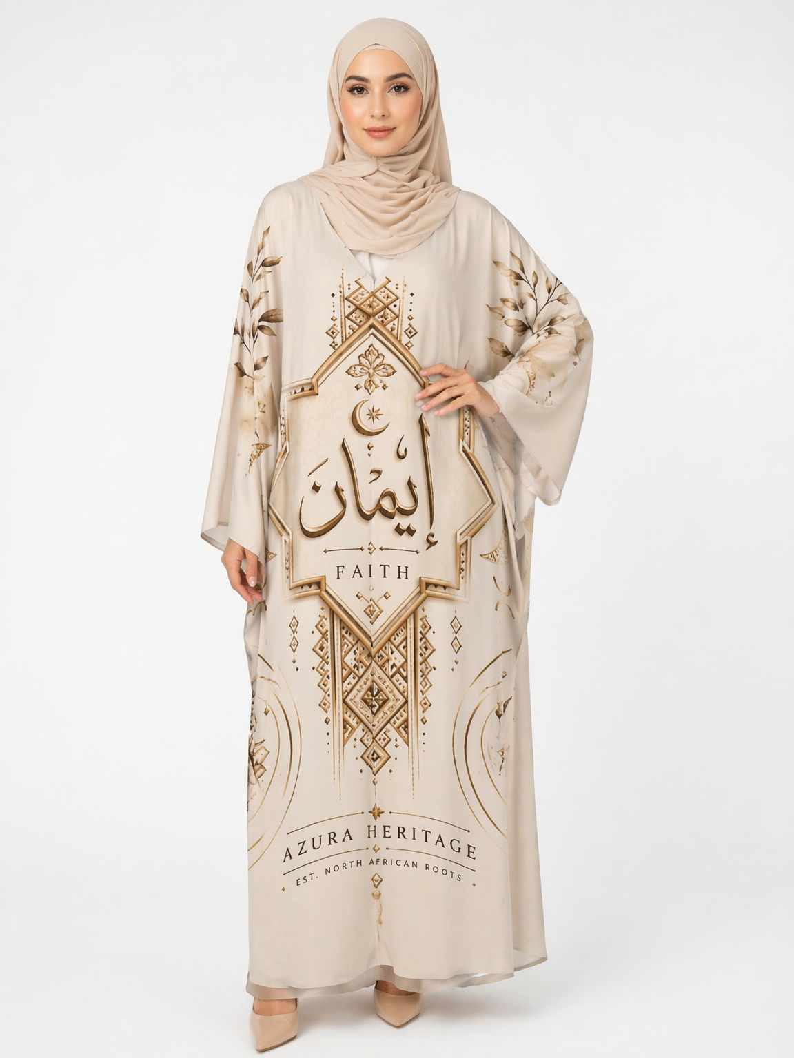 Iman Maxi Abaya – Amazigh Heritage
