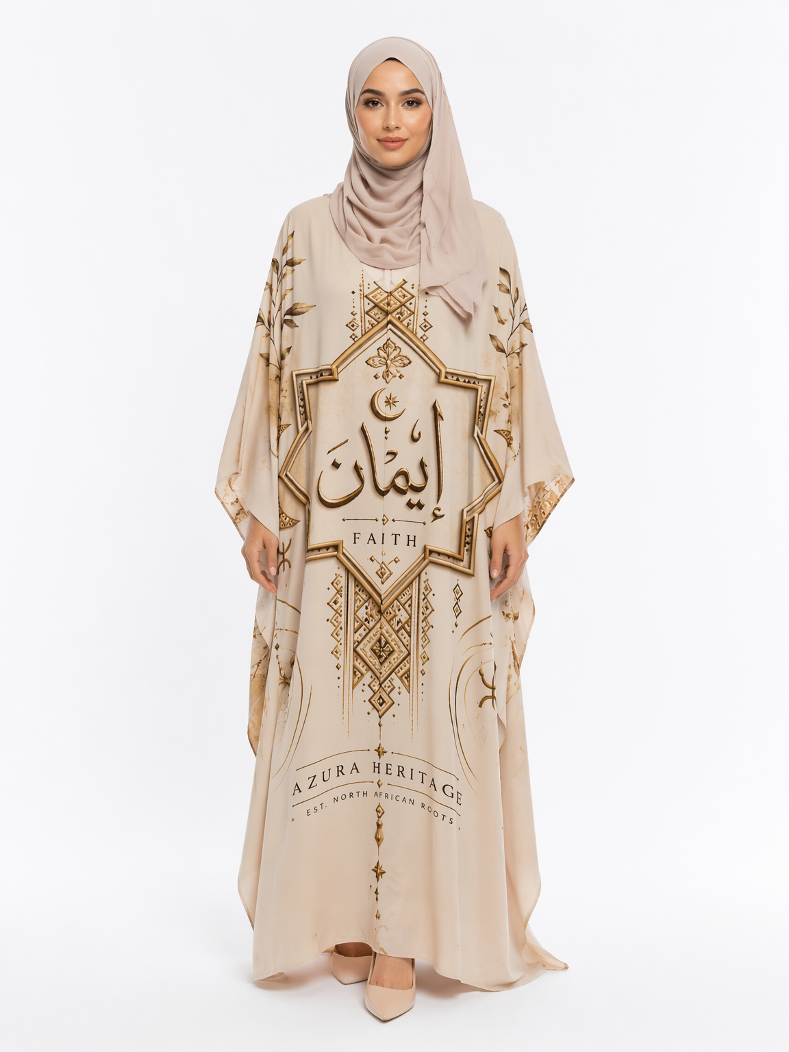 Iman Maxi Abaya – Amazigh Heritage