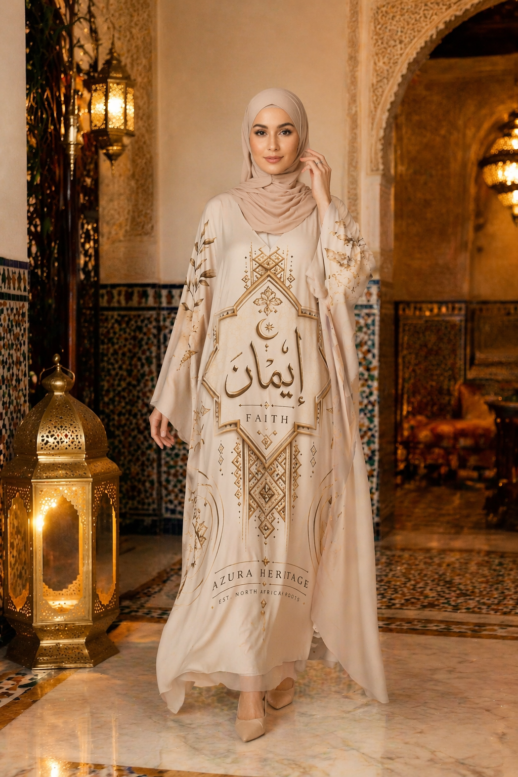 Iman Maxi Abaya – Amazigh Heritage