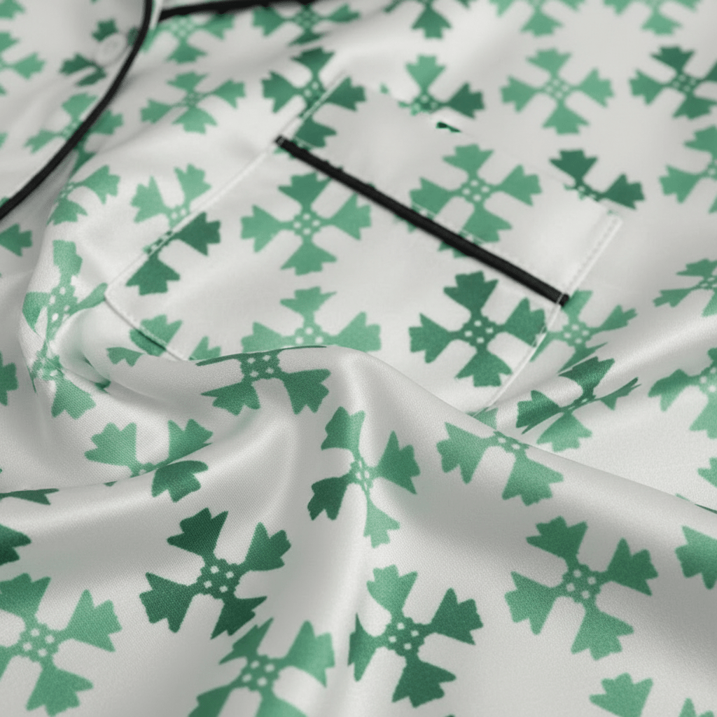 The Jade Harmony Set™ — Fabric close-up detail