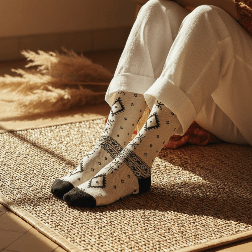 Nomadic Spirit Socks – Simple Linen Look