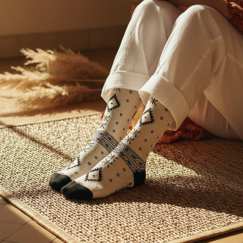 Nomadic Spirit Socks – Simple Linen Look