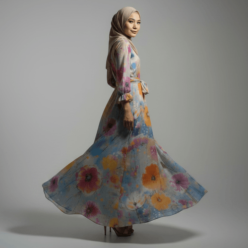 The Yasmina Dress – Side Profile